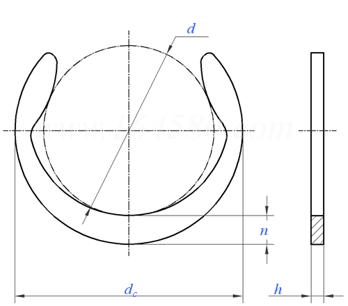 YJT  7001 C型开口挡圈