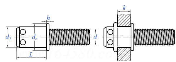 YJT  8001 平头铆螺柱 (拉铆螺钉) [原 YJT-1008]
