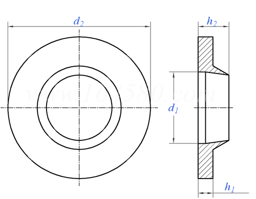 ZN 1646 - 2010 聚酰胺鎖緊墊圈 A型