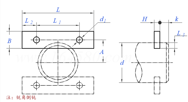 JB /ZQ 4348 - 2006 轴端挡板