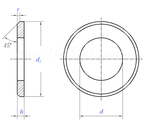 UNI  1750 薄平墊圈