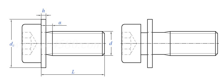 GB /T 9074.1 (S4) 内六角圆柱头螺钉和平垫圈组合件