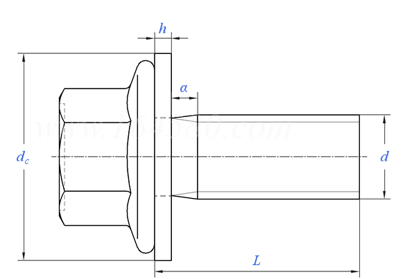 GB /T 9074.1 (S12) 六角法兰面螺栓和平垫圈组合件