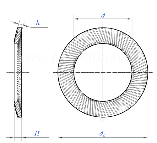 DIN  9250 (VS) 不锈钢重型防松垫圈