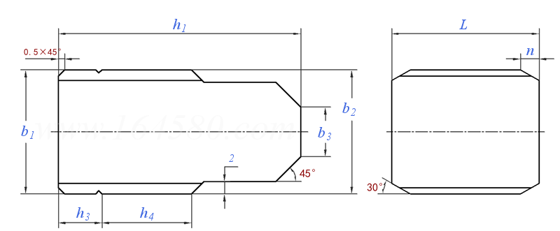 DIN  6323 (B) - 2003 滑键 B型