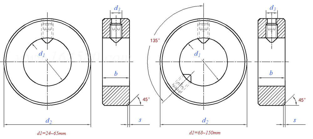 DIN  703 - 1955 重型調節擋圈