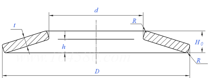JIS B 2706 (L) - 2001 輕型碟形墊圈