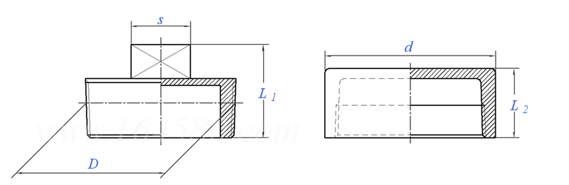 DIN  2991 - 1977 钢管堵头、管帽