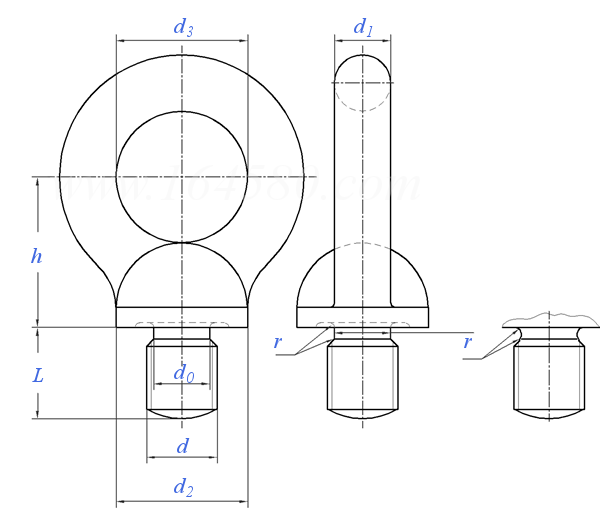 IS  4190 - 1984 吊环螺钉