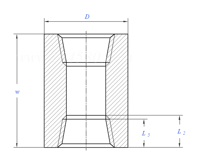 GB /T 14383 (TFC) - 2008 同心雙螺口管箍
