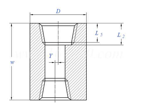 GB /T 14383 (TFCR) - 2008 偏心雙螺口管箍