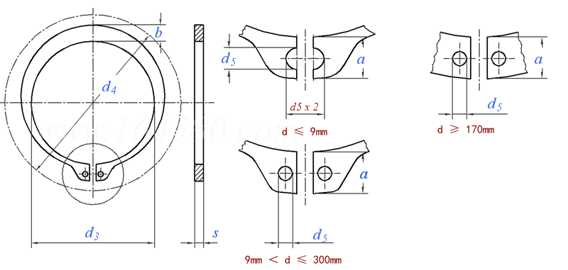 IS  3075 (-1) - 1986 (R1996) 轴用挡圈 重型