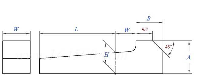 ASME B 17.1 (USAS B17.1) - 1967 (R2013) 钩头楔键