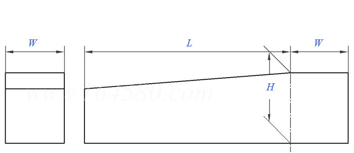 ASME B 17.1 (USAS B17.1) - 1967 (R2013) 平头楔键