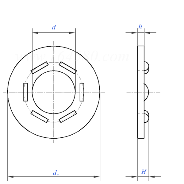 BS  7644-1 - 1993 压紧垫圈指示器（DTI垫圈）