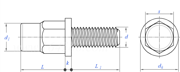 YJT  8025 半六角平头盲孔拉铆螺钉