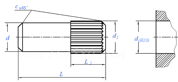 Q  524 滾花圓柱銷
