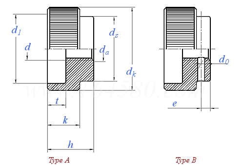 CNS  4732 - 1984 滚花螺母