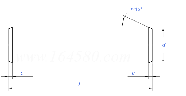 UNI  1707 (d-h8) 圓柱銷（d h8)