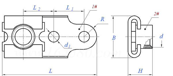 HB 1- 805 - 1976 單耳遊動托闆自鎖螺母