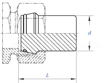 ISO  8434-1 (PL) - 2018 卡套式管接頭用，錐密封堵頭，O形圈密封