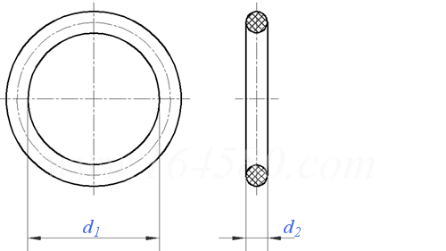 ISO  3601-1 (A) - 2012 液壓傳動系統—— 航空用O型密封圈