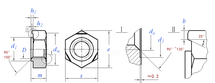 IS  8856 - 1991 (R2003) 六角焊接螺母
