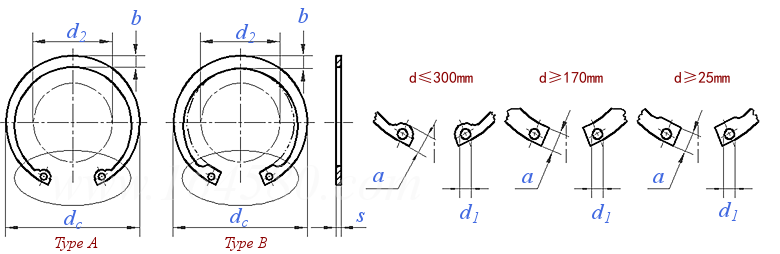 DIN  472 (H) - 2011 孔用擋圈—重型