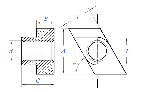 YJT  3043 回转式T形螺母
