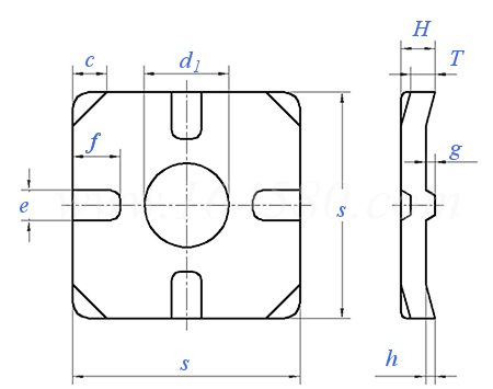 JB /T 14722 (B) - 2024 方形垫圈
