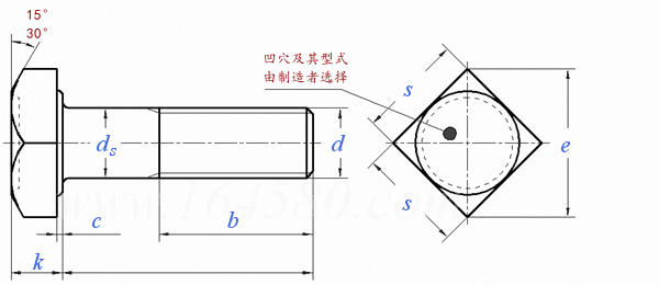NF E 25-118 - 1983 方头螺栓 C级