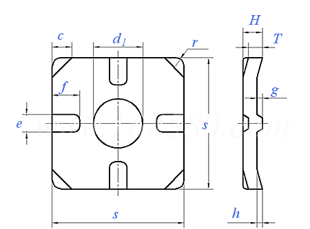 JB /T 14723 (B) - 2024 方形垫片