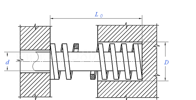 ISO  10243 (L) - 2019 冲模 矩形截面轻型压缩弹簧（色标：绿）