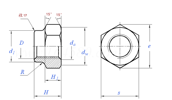 QJ  3243.1 - 2005 GH2132 六角自鎖螺母