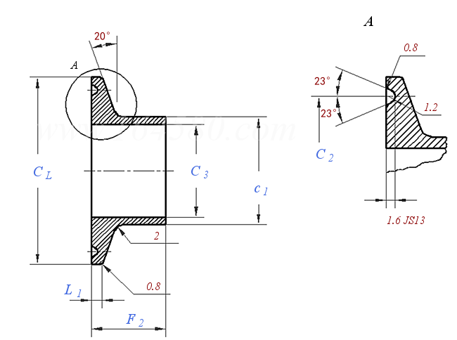 ISO  2852 (T2) - 1993 食品行業用不鏽鋼夾管接頭 焊接式襯套