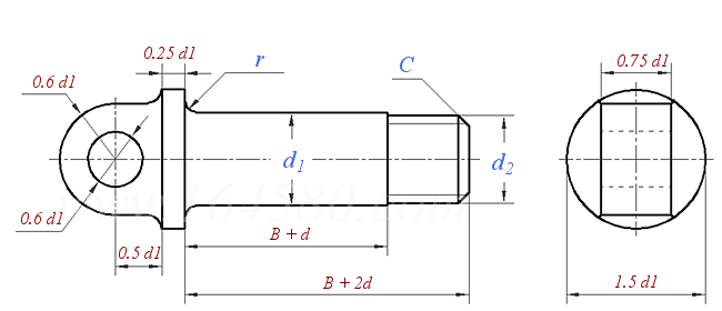 GB  559 (O1) - 1987 凸肩橫銷 適用圓形卸扣