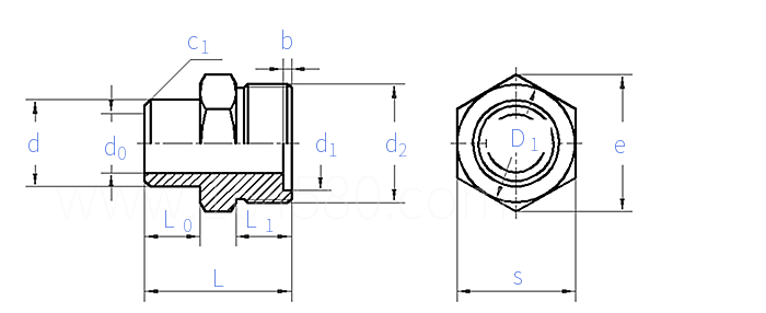 JB ZQ 4783 - 2006 焊接式直通管接头体