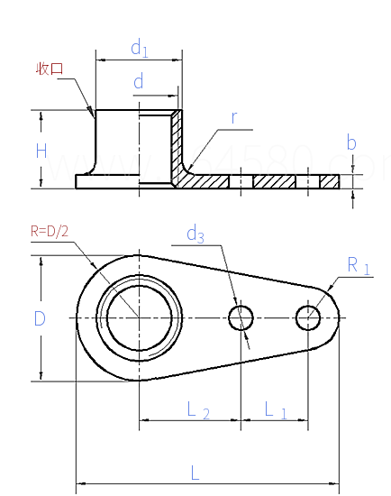 GB  929 - 1988 單耳托闆自鎖螺母