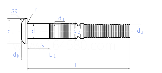 JB /T 14720.2 - 2024 平圓頭型 環槽鉚釘