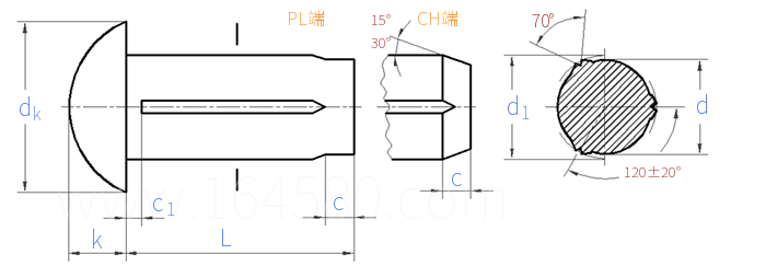 ISO  8746 - 2025 圆头槽销