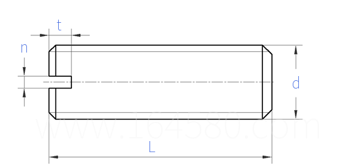 CNS  4478 - 1981 開槽平端緊定螺釘