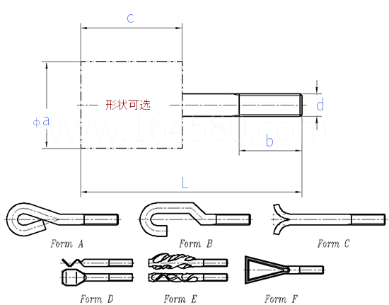 CNS  4426 - 1979 地脚螺栓