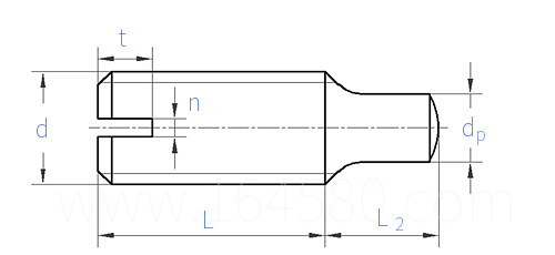 CNS  4653 - 1983 開槽球面柱端螺釘
