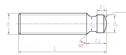 CNS  4657 - 1982 球面圆柱端螺钉