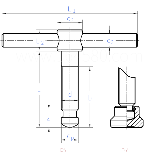 CNS  4658 - 1984 T形旋柄螺钉