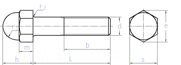 CNS  4701 - 1982 六角蓋型螺栓