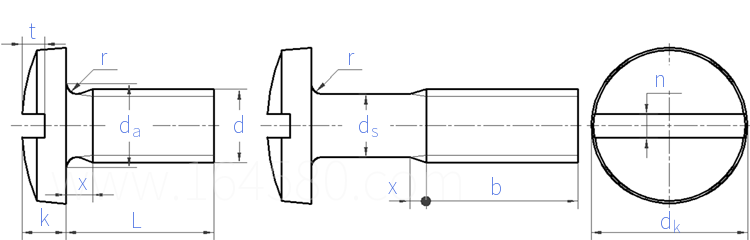 CNS  9673 - 1988 开槽扁圆顶锥头小螺钉