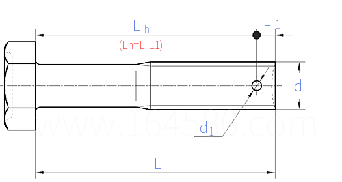 GB /T 31.2 - 2025 六角頭螺杆帶孔螺栓 細杆B級