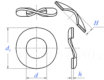 DIN  137 (B) - 1987 波形彈性墊圈
