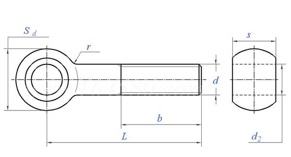 DIN  444 - 2017 活节螺栓